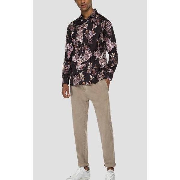 ανδρικό πουκάμισο replay regular fit