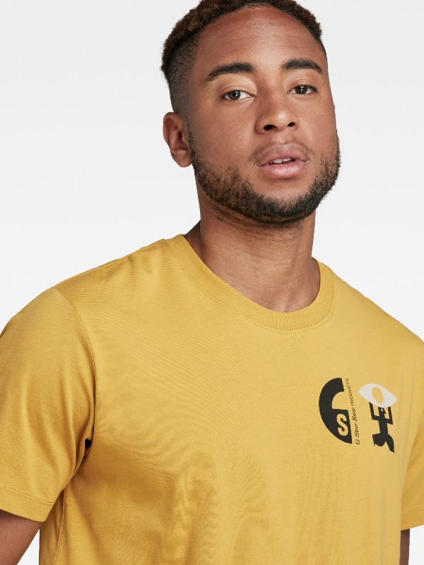 Men t-shirt g-star raw BACK GRAPHIC 
